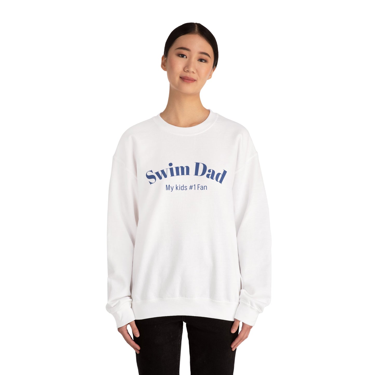 Swim Dad Crewneck Sweatshirt