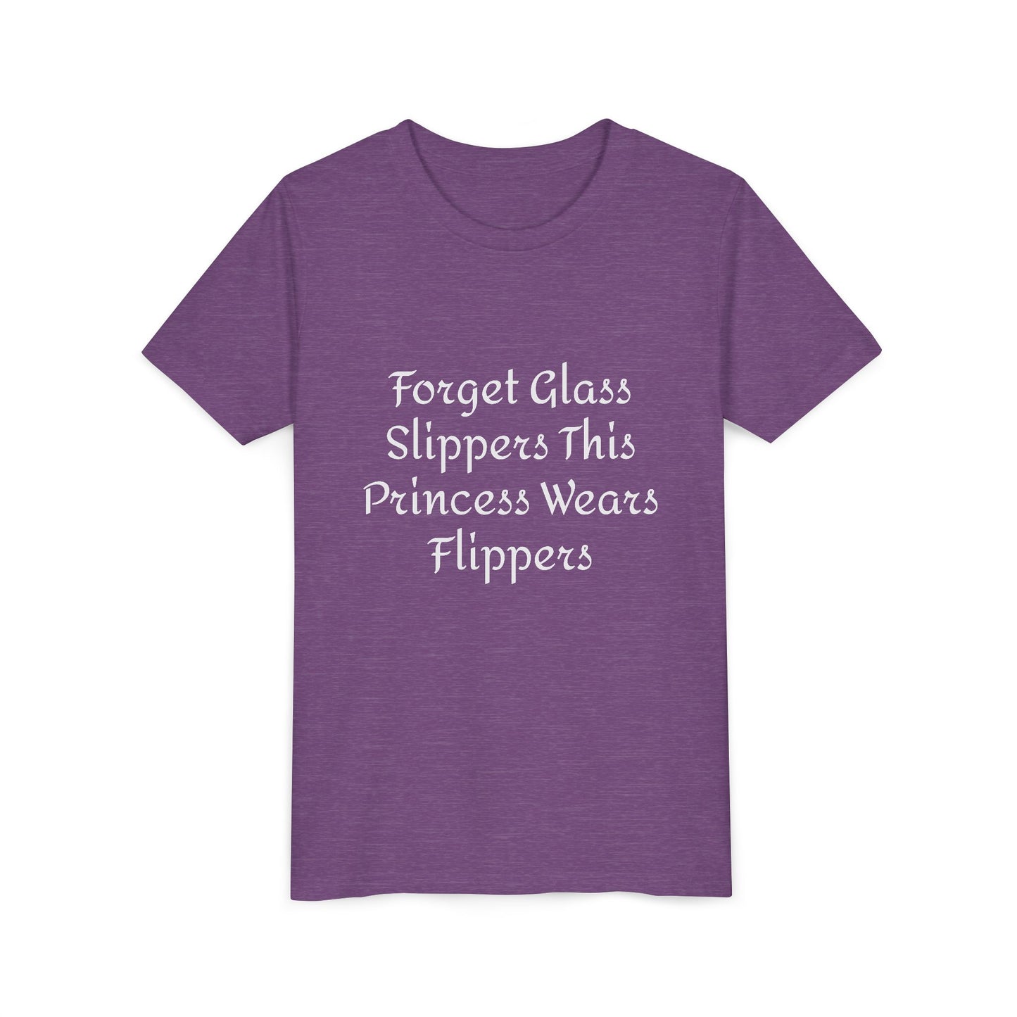 Girls Youth T-Shirt - This Princess Wears Flippers