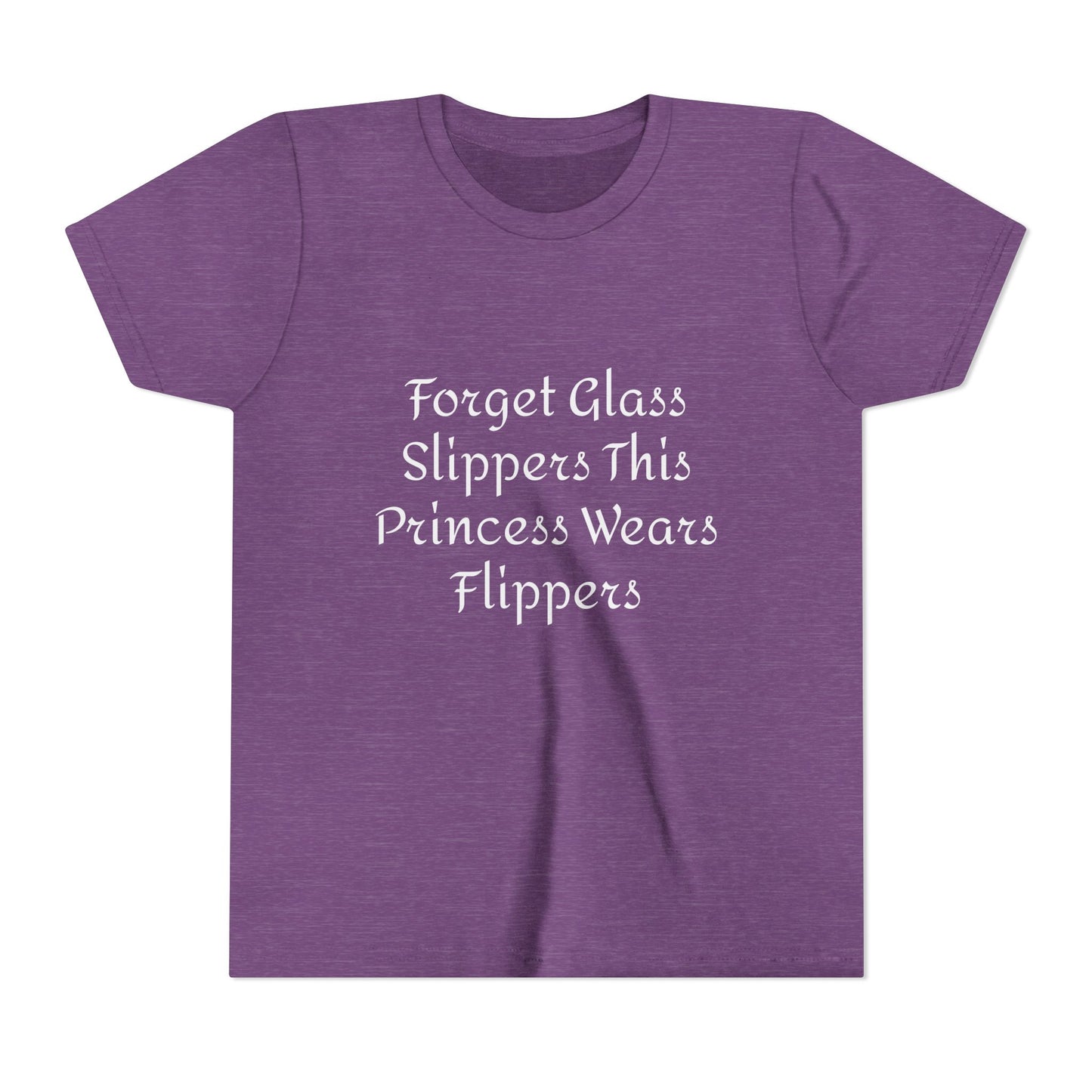 Girls Youth T-Shirt - This Princess Wears Flippers