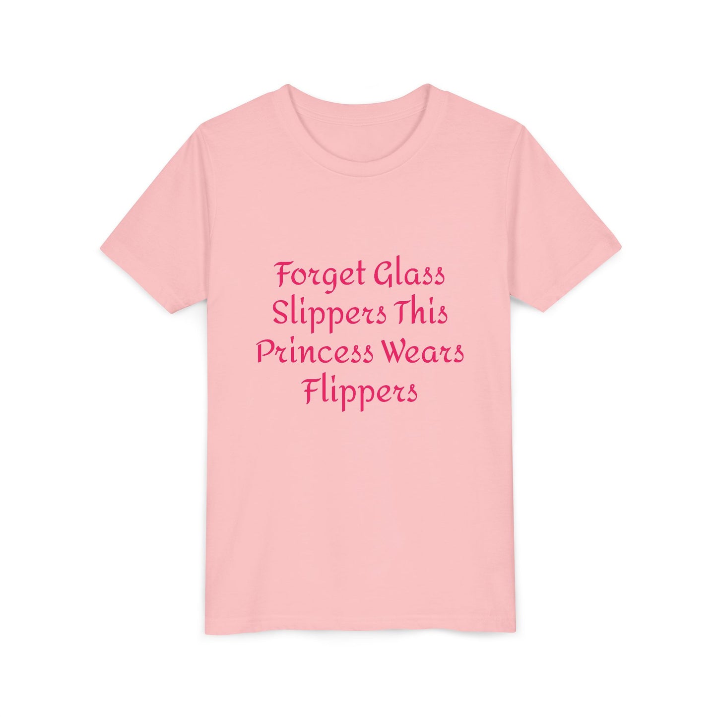 Girls Youth T-Shirt - This Princess Wears Flippers