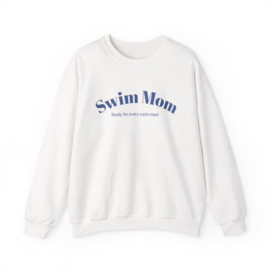 Swim Mom Crewneck Sweatshirt